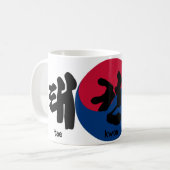 テコンド国旗 コーヒーマグカップ (正面左)