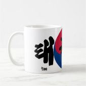 テコンド国旗 コーヒーマグカップ (左)