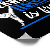 テコンド子供へー男女の子女セルフ ポスター (角)