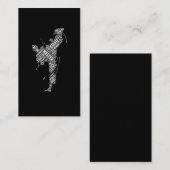 テコンド柔道空手武術 名刺 (正面/裏面)