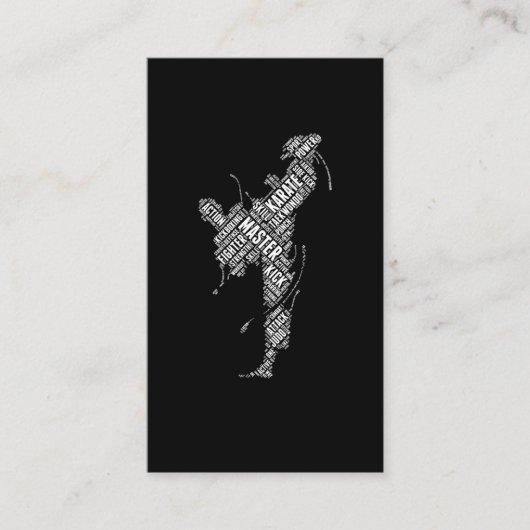 テコンド柔道空手武術 名刺 (正面)