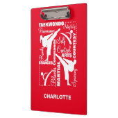 テコンド武術アーツスポーツ用語 クリップボード (左)