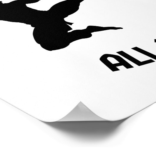 テコンド終日 ポスター (角)