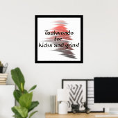 テコンド蹴ーとグリン ポスター (ホームオフィス)