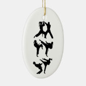 テコンド セラミックオーナメント (右)