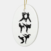 テコンド セラミックオーナメント (左)