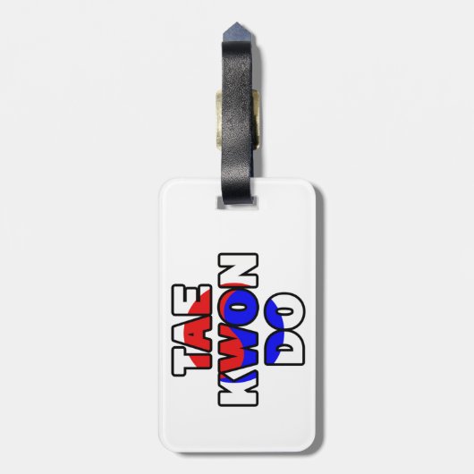 テコンド ラゲッジタグ (裏面縦)