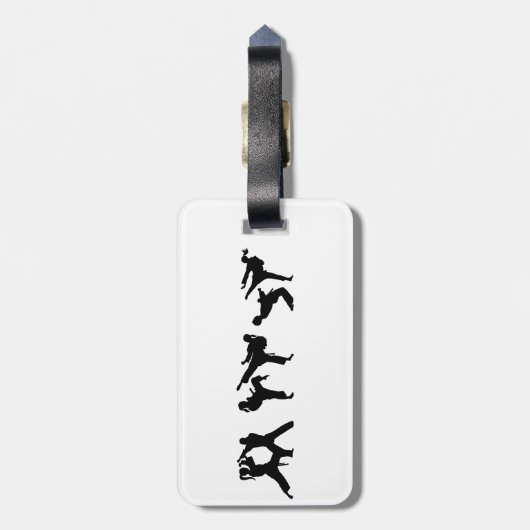 テコンド ラゲッジタグ (裏面縦)