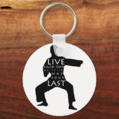 テコンド/空手キーチェーン – 毎日ライブ キーホルダー (正面)