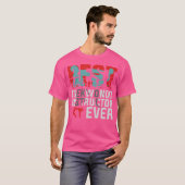 テコ最高のウォンドインストラクターエバーテコンドー Tシャツ (正面フル)