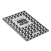 テサレーション千鳥格子のドッグ40thバースデーゲストB ノートブック (右側)