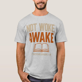 テサロニケの信徒への手紙一 5:6 眠らずに目を覚まそう Tシャツ