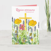 テサロニケの聖書の修道女になれたおめでとう カード (正面)