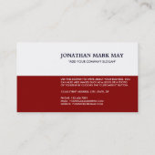 テサン国旗、テキサス州 名刺 (裏面)