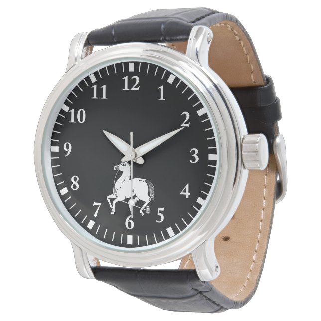 テザー付きチャンピオン馬 腕時計 (アングル)