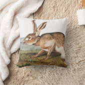 テシアンハレ(レプステキアーナス)ウサギイラストレーション クッション (ブランケット)