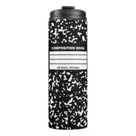 テシマート |コンポジションノートブックサーマルタンブラー タンブラー