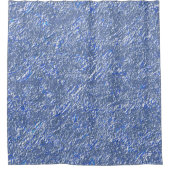 テシュラ・ルスティカ・アズール・エフェイト・プラテアド シャワーカーテン (正面)