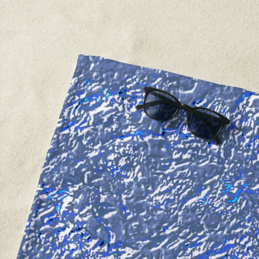 テシュラ・ルスティカ・アズール・エフェイト・プラテアド ビーチタオル (インサイチュ)