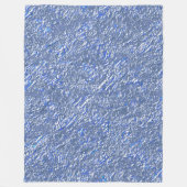 テシュラ・ルスティカ・アズール・エフェイト・プラテアド フリースブランケット (正面)