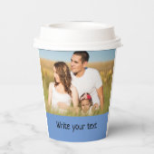 テシンプルキストミニマルの写真のクリスマスを追加       紙コップ (裏面)