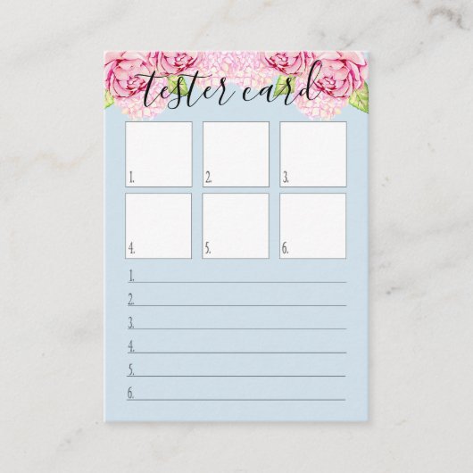 テスターカード-口紅の材料見本カード-多くのサイズ! ロイヤリティカード (正面)