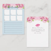 テスターカード-口紅の材料見本カード-多くのサイズ! ロイヤリティカード (正面/裏面)