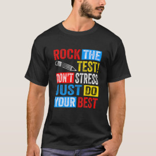 テストおもしろいレトロヴィンテージテスト日Teac Tシャツ