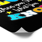 テストおもしろい日モード(先生テストアイディア) ポスター (角)