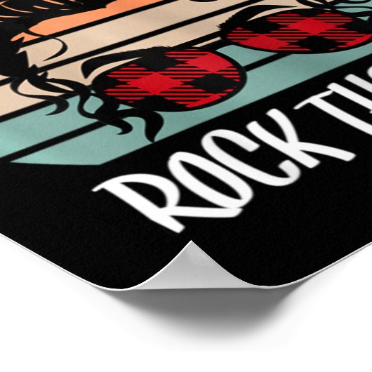 テストおもしろい日ロック試験サンセットテスト日 ポスター (角)