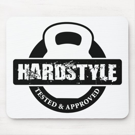 テストされる承認されるHARDSTYLE マウスパッド (正面)