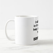 テストしない コーヒーマグカップ (左)