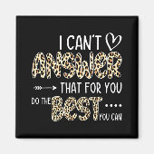 テストできる事を行う事で最高のは答えられない マグネット (正面)