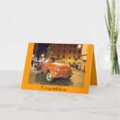 テストに合格できておめでとうございます カード (正面)