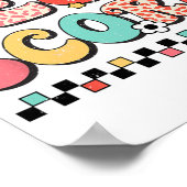 テストのスコア先生テスト以上の日 ポスター (角)