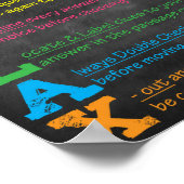 テストのヒント教室ポスター ポスター (角)