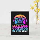 テストの制御を取得 – ゲーム愛好家テスト日 カード (黄色い花)