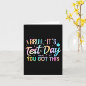 テストの日この得先生テストの日Sch カード (黄色い花)