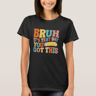 テストの日だよ、頑張って!テストGroovy Tea Tシャツ