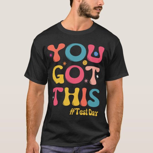 テストの日先生Groovyこのテ得スト Tシャツ (正面)