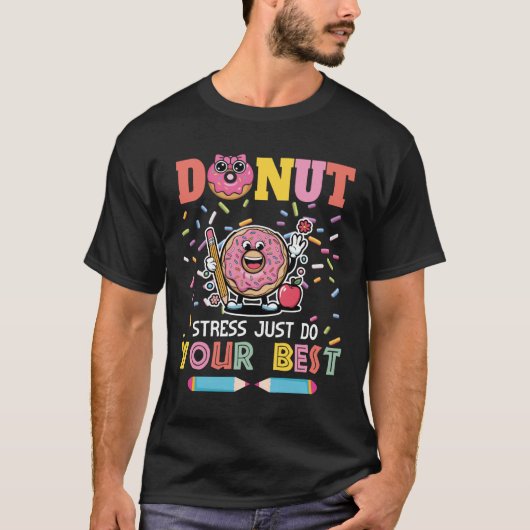 テストの日先生Tシャツ- Tシャツ (正面)