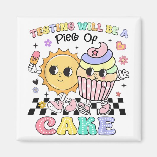 テストは、このテストのケーキの得一部である マグネット (正面)