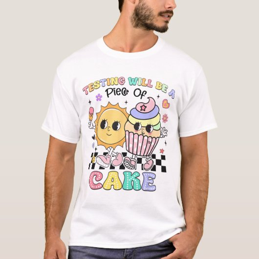 テストは、このテストのケーキの得一部である Tシャツ (正面)