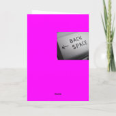 テストカードの駆動 カード (裏面)