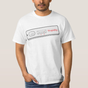 テストキット愚か性Covid 19コロナウイルス Tシャツ