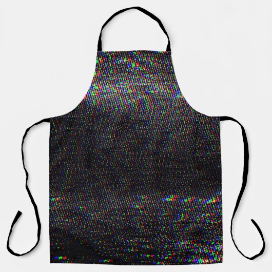 テストスクリーングリッチテクスチャの背景 エプロン (正面)