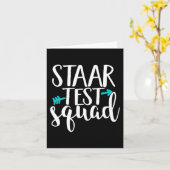 テストスクワッド小学校教師テスト日 カード (黄色い花)