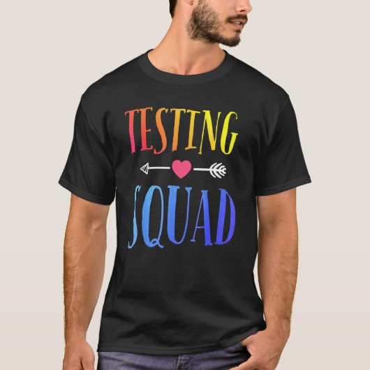 テストスクワッド衣装テスト日卒業先生 Tシャツ (正面)