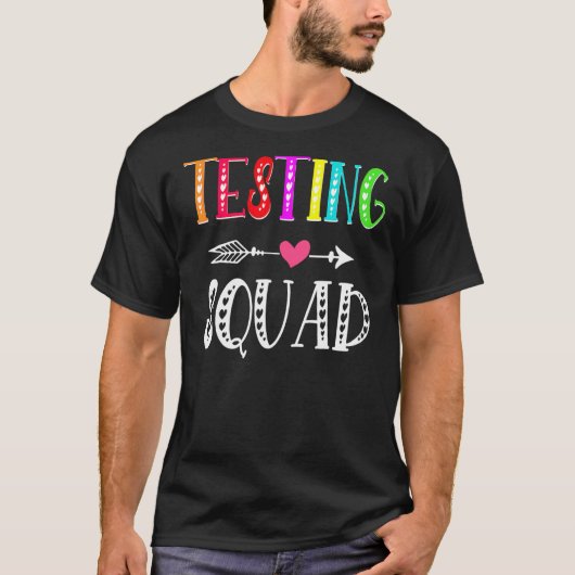 テストスクワッド衣装テスト日卒業先生 Tシャツ (正面)