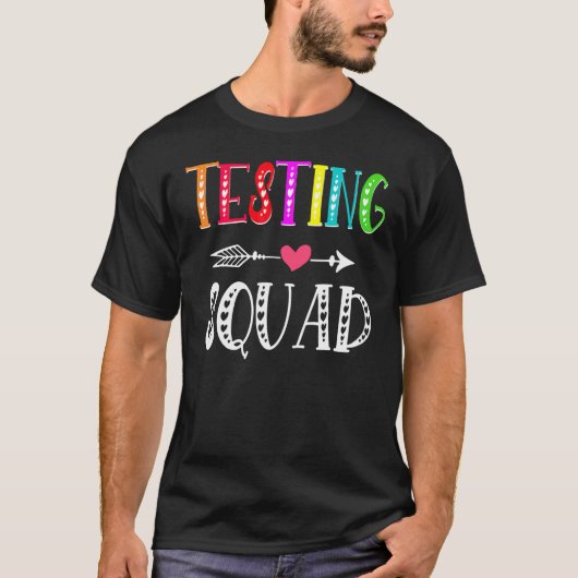 テストスクワッド衣装テスト日卒業先生 Tシャツ (正面)